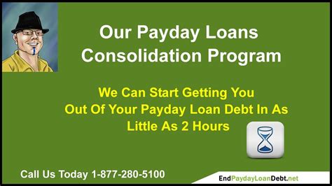 Payday Loan Consolidation Program Benefits